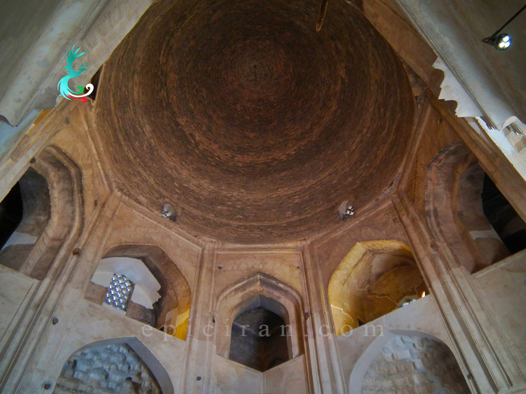 inside view of Haruniyeh Dome in mashhad iran
