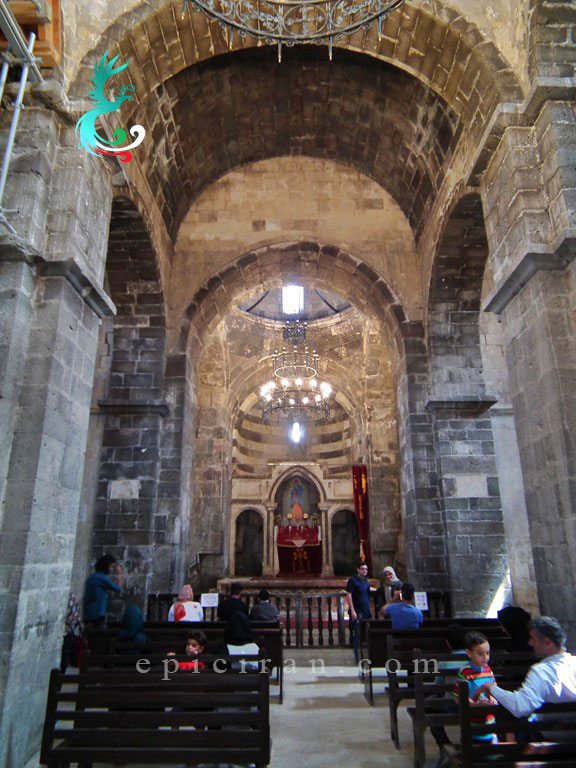 inside Saint Thaddeus Monastery in iran