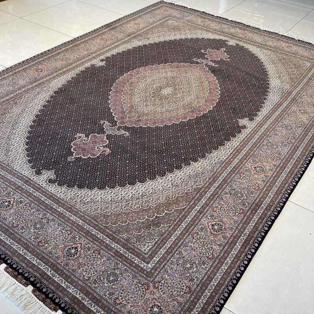 tangled fish persian design rug